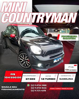 MINI COUNTRYMAN 1.6 JOHN WORKS ALL4 16V GASOLINA 4P AUTOMÁTICO